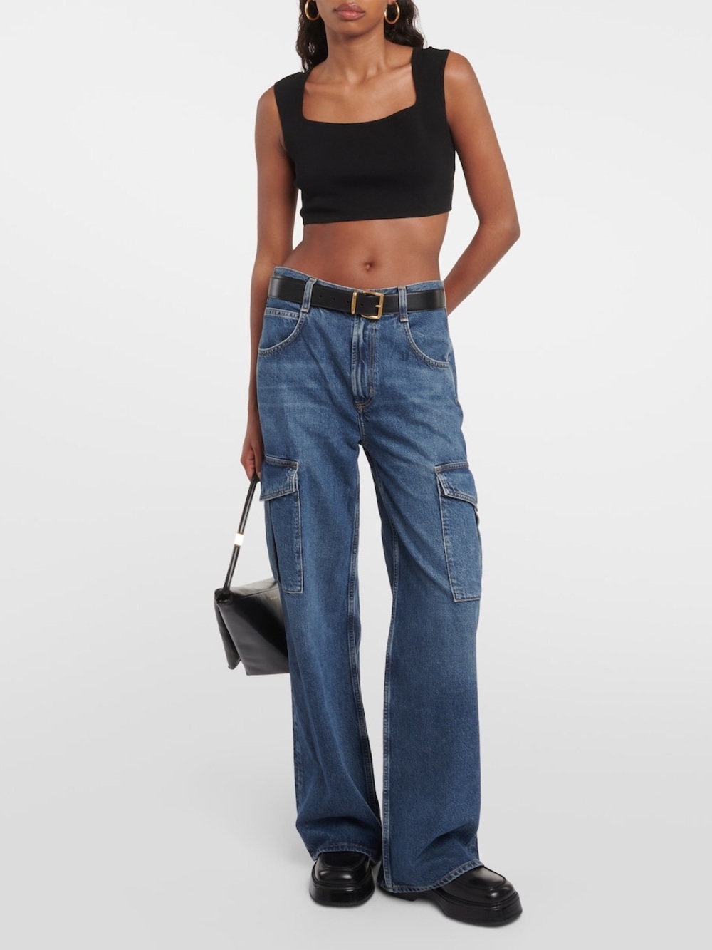Agolde minka denim cargo pants size 25